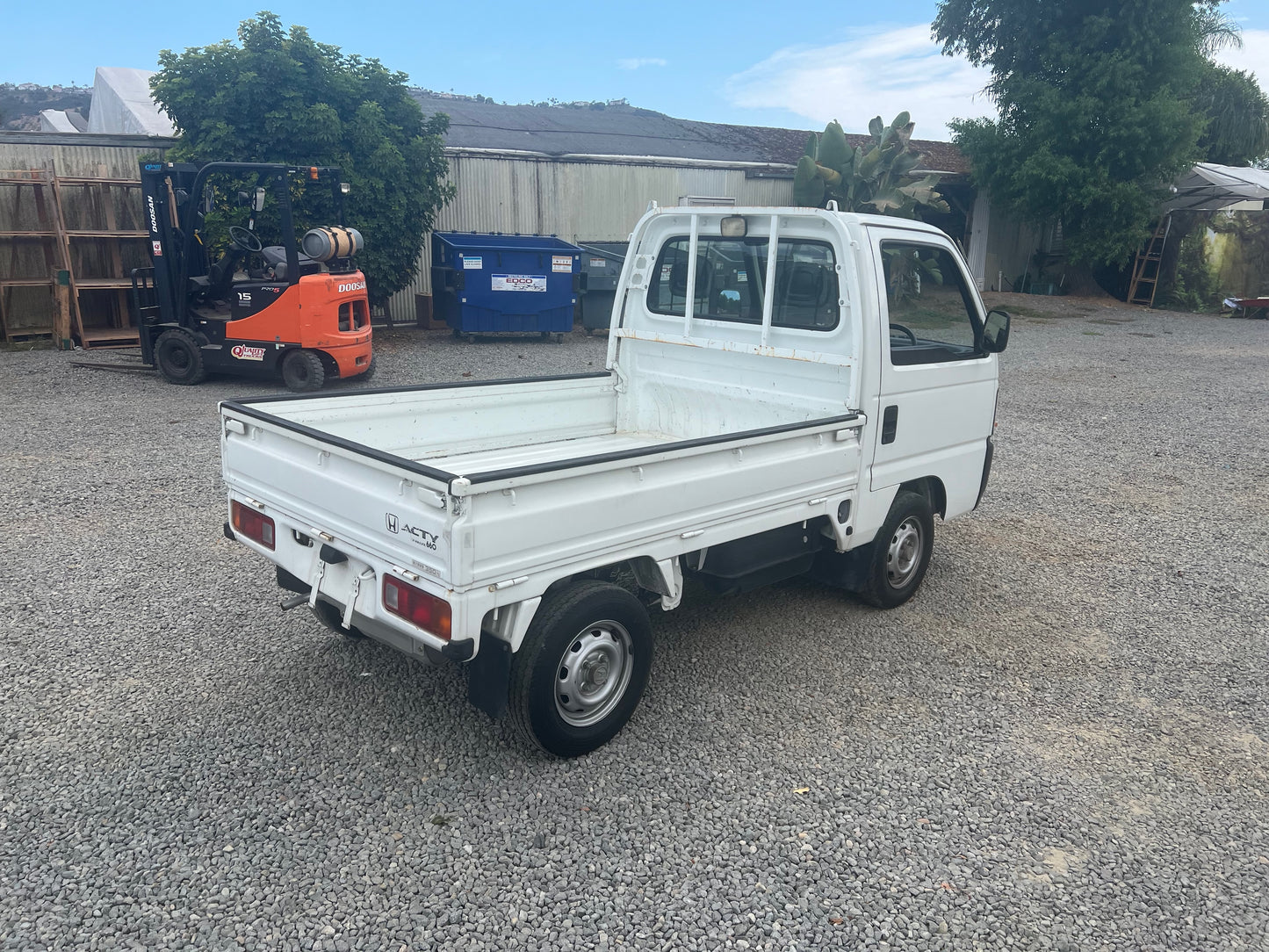 Honda Acty Kei Truck White | 660CC 2WD - 1999 (33k KM)