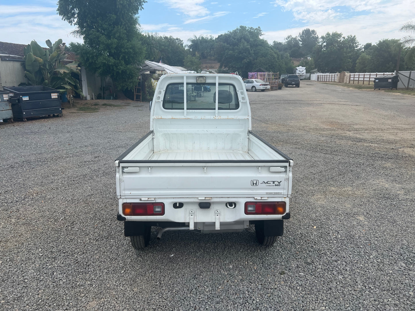 Honda Acty Kei Truck White | 660CC 2WD - 1999 (33k KM)