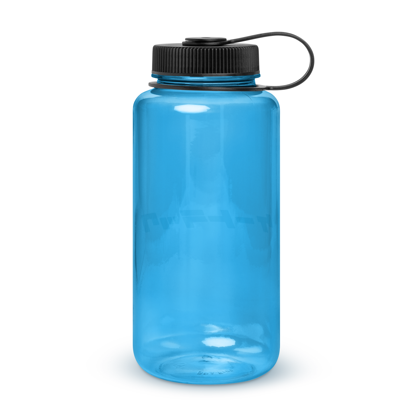 Wide mouth plastic water bottle