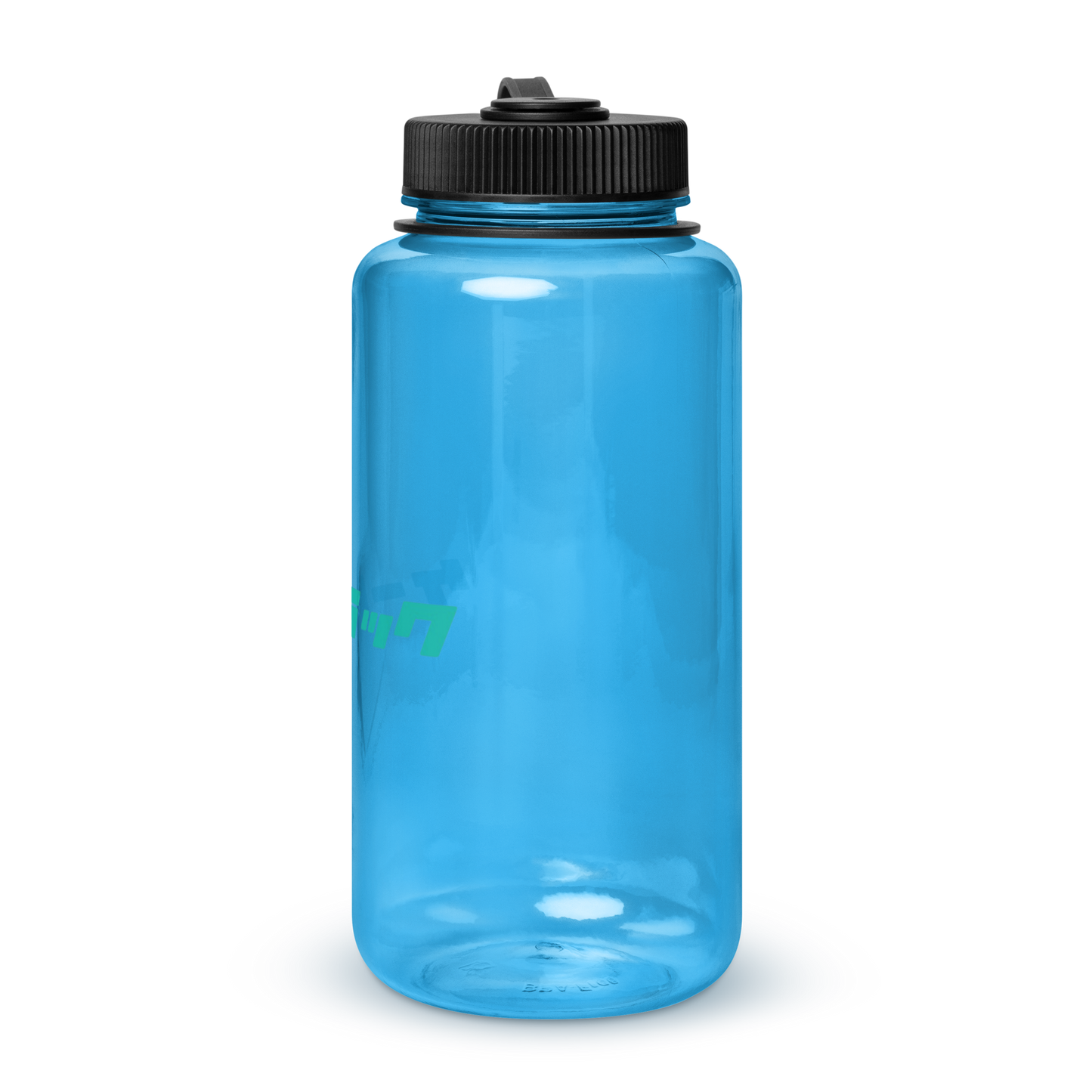 Wide mouth plastic water bottle