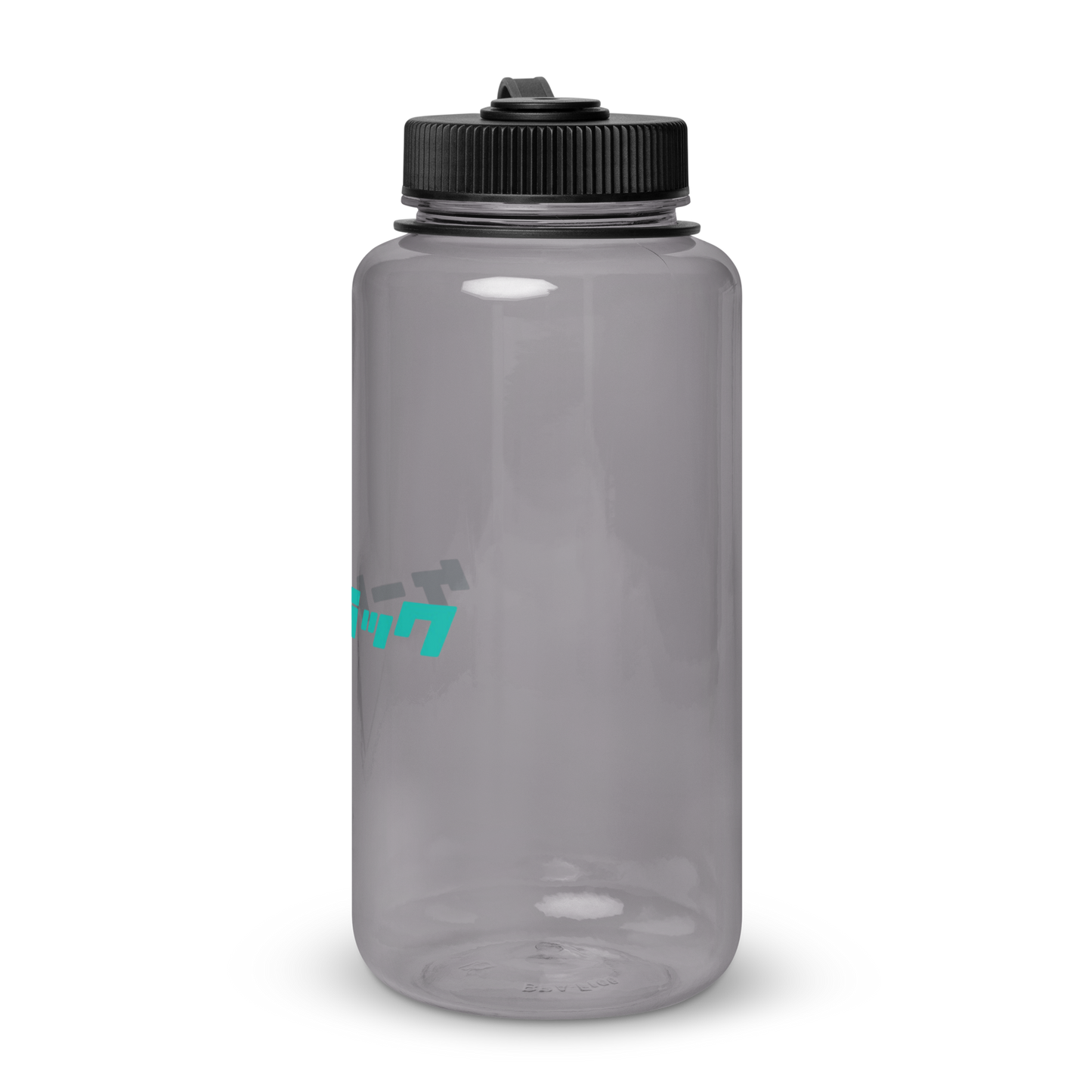 Wide mouth plastic water bottle