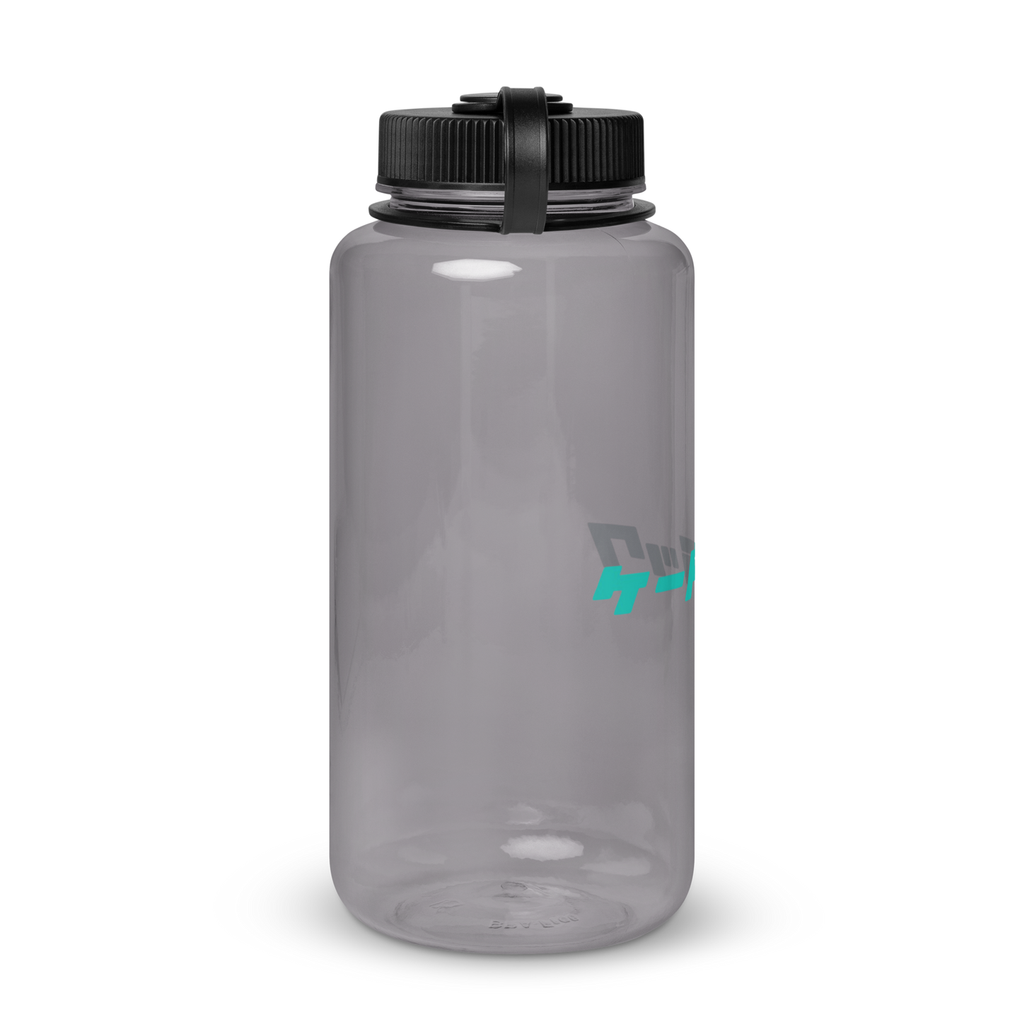 Wide mouth plastic water bottle